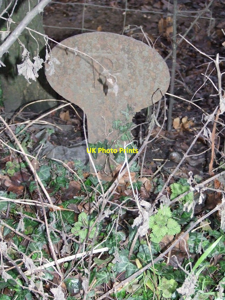 Photo 6"x4" Old Boundary Marker Hadleigh\/TM0242 c2012