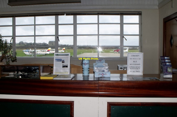 Photo 6"x4" Shoreham Airport terminal check-in desk Shoreham-By-Sea c2012