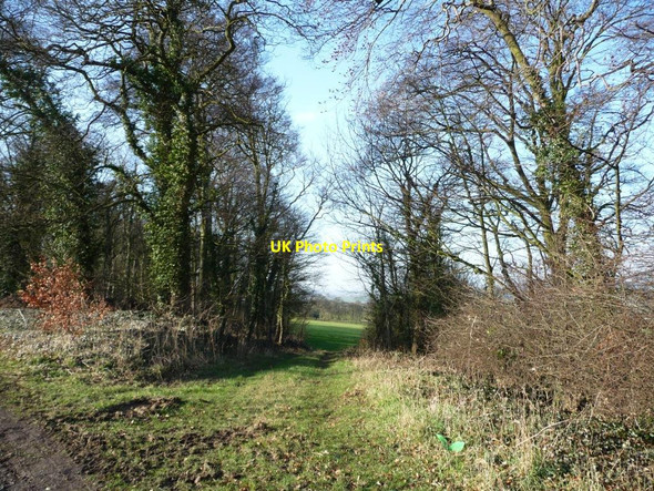 Photo 6"x4" Farm track dropping down from Watchley Lane Thurnscoe c2012