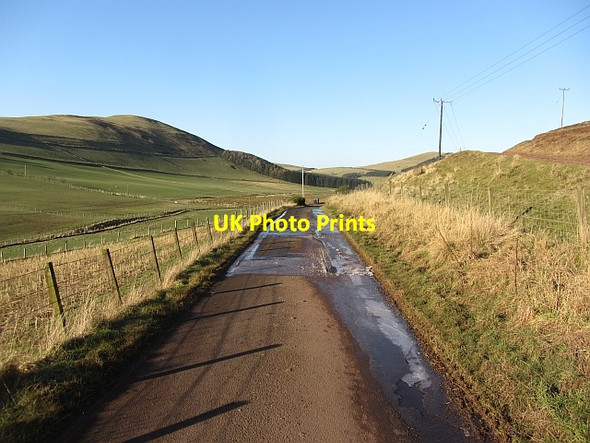 Photo 6"x4" Ice on the road, Goseland Mitchell Hill\/NT0633 c2012
