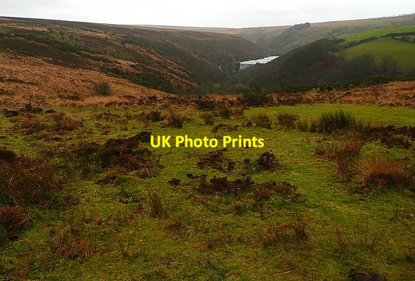 Photo 6"x4" View of Nutscale reservoir Doverhay c2011