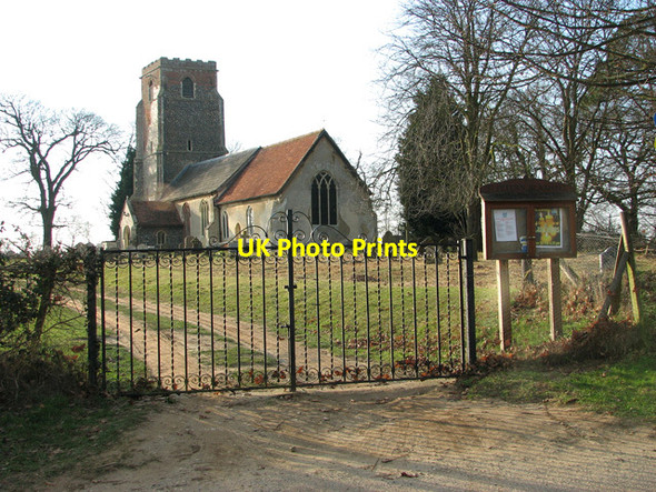 Photo 6"x4" St Peter's church in Blaxhall Blaxhall c2012