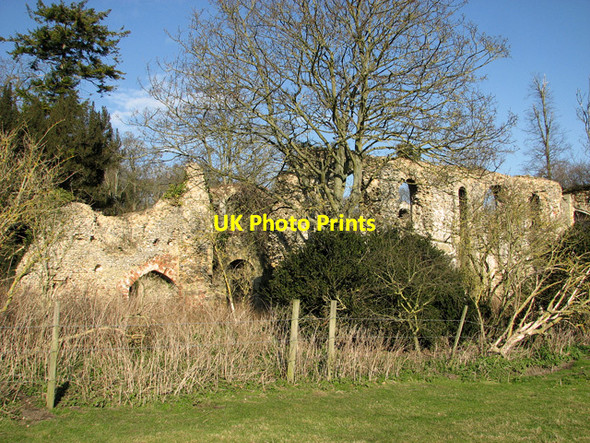 Photo 6"x4" The ruined Cistercian abbey in Sibton Sibton c2012