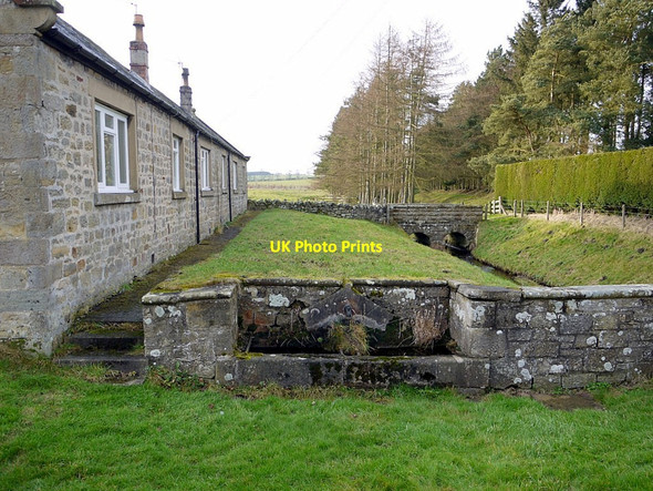 Photo 6"x4" Water trough at west end of Matfen village Matfen c2012
