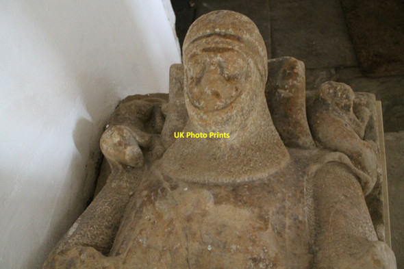 Photo 6"x4" Effigy of Knight, St Peter's church, Kingerby Kingerby c2012