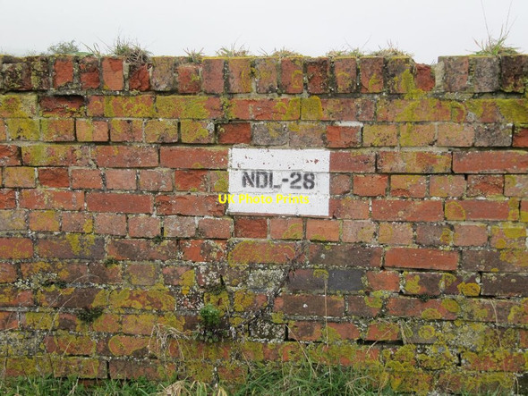 Photo 6"x4" Number on the bridge East Ilsley c2012