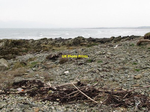 Photo 6"x4" Tyrella Bay from Rathmullan Point Killough c2012