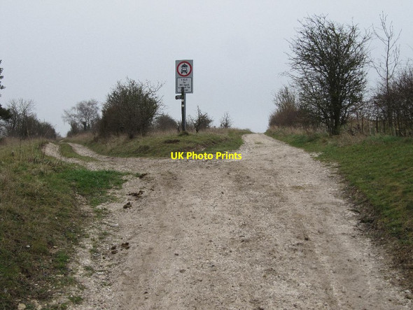 Photo 6"x4" Fork on the Ridgeway Compton\/SU5280 c2012