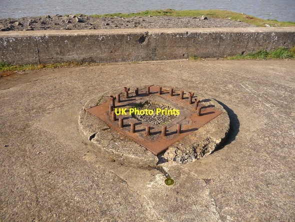 Photo 6"x4" Brean Down - Brean Down Fort Gun Emplacement Brean c2011