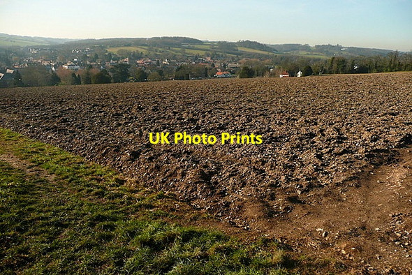 Photo 6"x4" Farmland above Amersham old town Amersham c2012