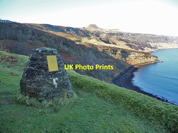 Photo 6"x4" Memorial Cairn, Hallaig Eyre c2012