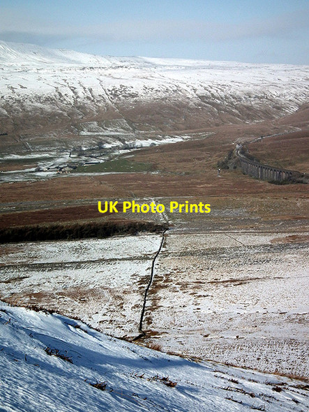 Photo 6"x4" A view from the slopes of Park Fell Ribble Head\/SD7779 c2012