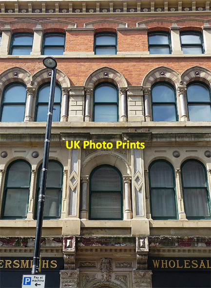 Photo 6"x4" Detail of 75-77 High Street, Manchester Manchester c2011