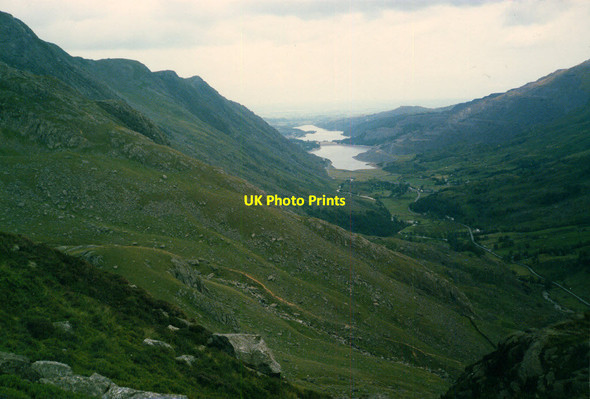 Photo 6"x4" View to Llanberis Gwastadnant c1986