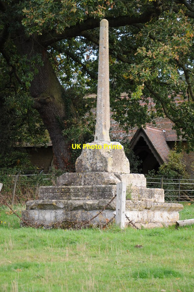 Photo 6"x4" Cross at Wick Wick\/SO9645 c2011