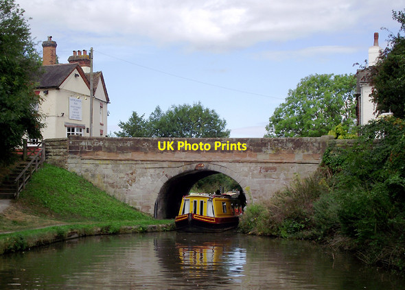 Photo 6"x4" Gnosall Bridge at Gnosall Heath, Staffordshire Coton\/SJ8120 c2011