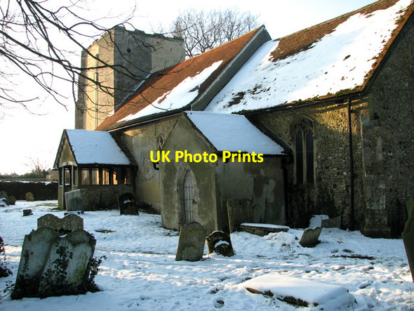 Photo 6"x4" The church of All Saints and St Margaret, Chattisham Chattisham c2012 P1