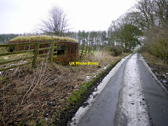 Photo 6"x4" Pillbox, north of Ouston airfield Ouston\/NZ0770 c2012