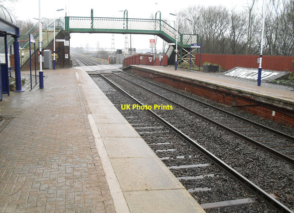 Photo 6"x4" Huncoat Railway Station Accrington c2012