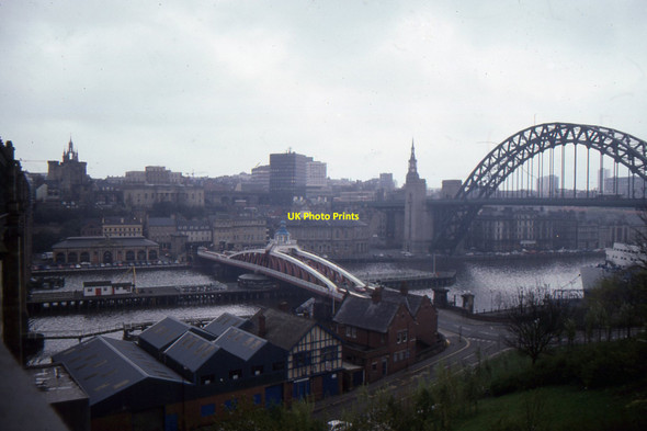 Photo 6"x4" Tyne Bridges and Newcastle, from Gateshead Newcastle upon Tyne c1996