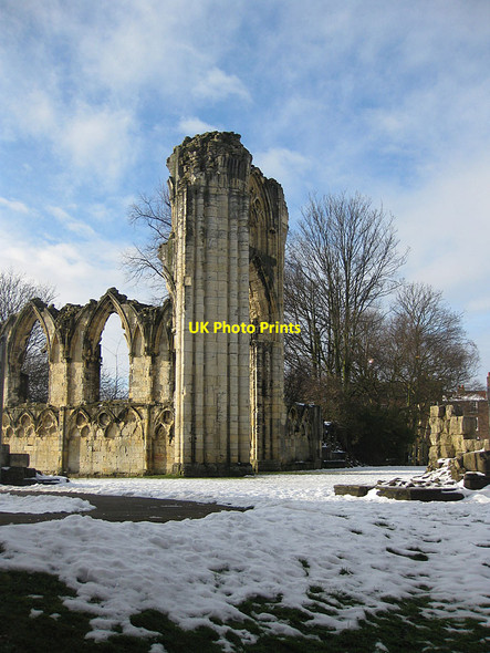 Photo 6"x4" Ruins of the abbey church York\/SE5951 c2012