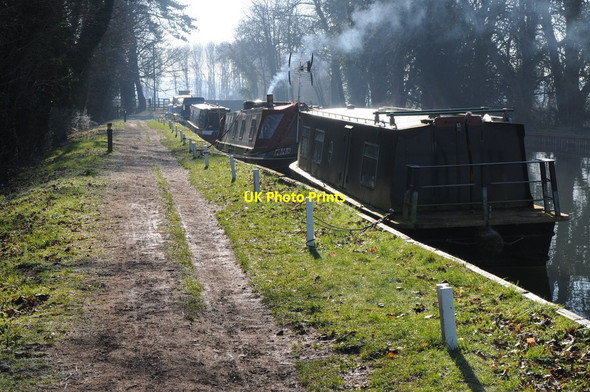 Photo 6"x4" Narrowboats on the Stroudwater Canal Saul\/SO7409 c2012