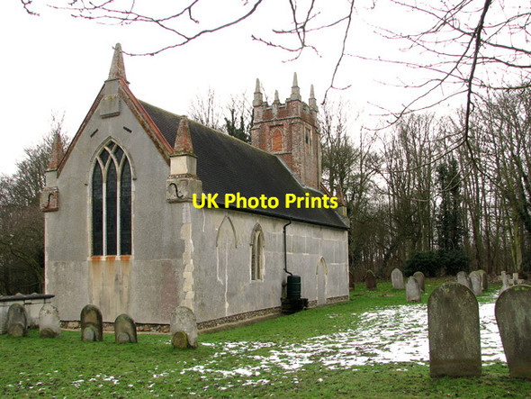 Photo 6"x4" St John the Baptist's church, Brightwell Brightwell c2012