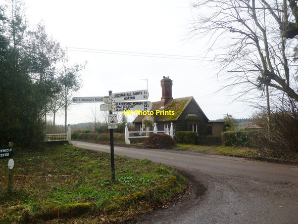Photo 6"x4" Moor Crichel, Mill Hill Lodge Gussage All Saints c2012