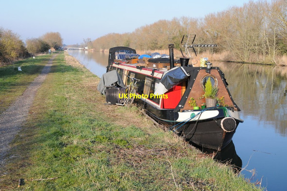 Photo 6"x4" Narrowboat on the Gloucester and Sharpness Canal Church End\/SO7406 c2012