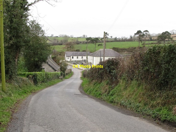 Photo 6"x4" Descending down the hill on the Old Newry Road in the direction of Croan Bridge Mayobridge c2012