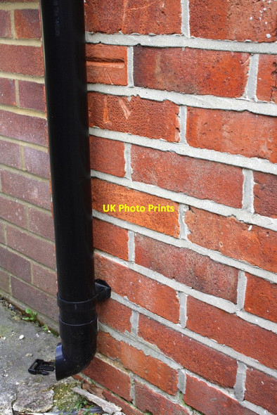 Photo 6"x4" Benchmark on the side of #202 Kentwood Hill Purley on Thames c2012