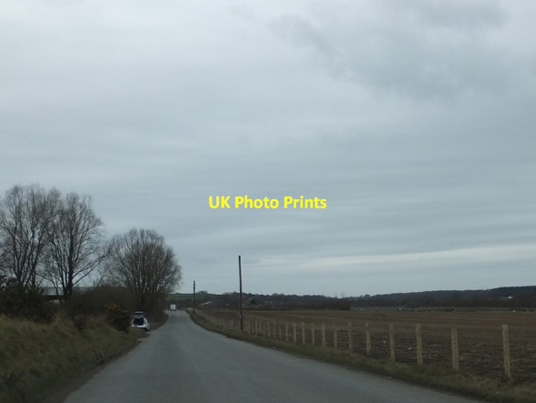 Photo 6"x4" Road beside the former Winkleigh Airfield Berner's Cross c2012