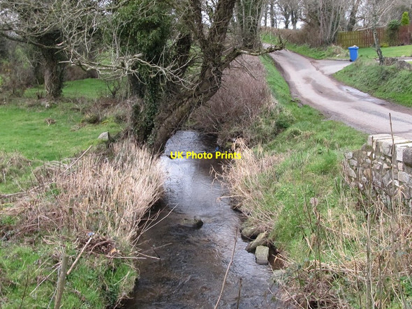 Photo 6"x4" The Clanrye River north of the Bavan Bridge Mayobridge c2012