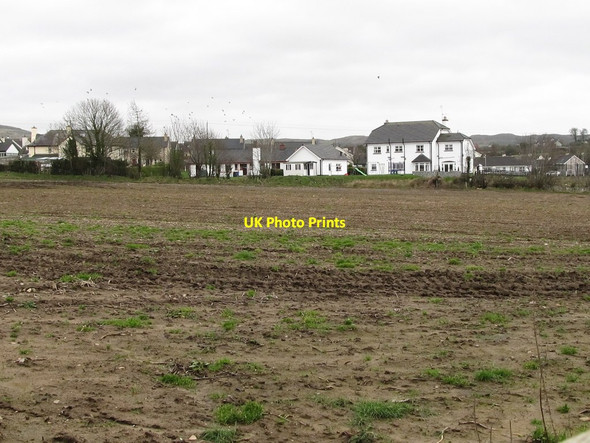 Photo 6"x4" Houses in Hilltown Road viewed from Bavan Road Mayobridge c2012