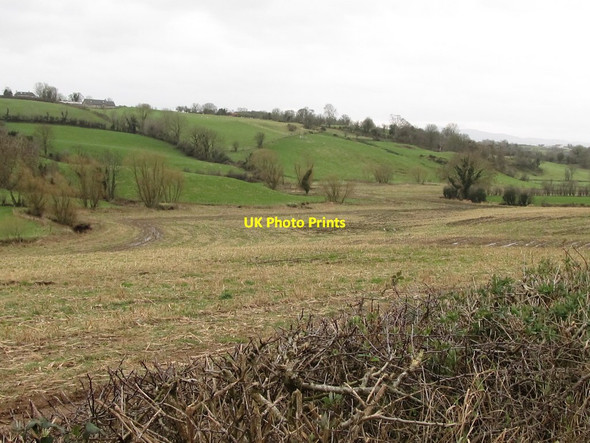 Photo 6"x4" The Clanrye Valley immediately downstream of Cullion Bridge Mayobridge c2012