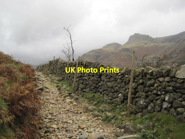 Photo 6"x4" Cumbria Way, Langdale Valley Chapel Stile c2011