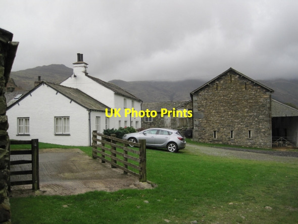 Photo 6"x4" Side House, Langdale Valley Chapel Stile c2011