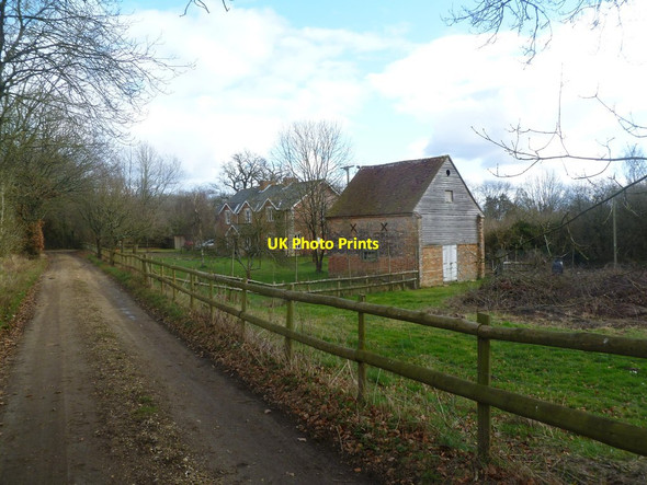 Photo 6"x4" Harbridge, North Plumley Farm Bleak Hill c2012