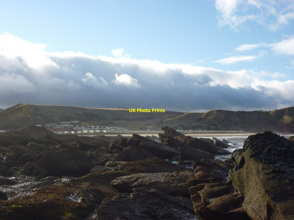 Photo 6"x4" Coastal Berwickshire : Pease Bay Cove\/NT7771 c2012
