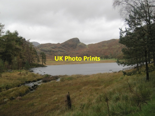 Photo 6"x4" Blea Tarn and Side Pike Little Langdale c2011