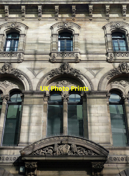 Photo 6"x4" Detail of 8-10 Booth Street, Manchester Manchester c2011