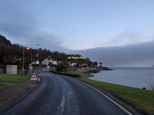 Photo 6"x4" Dawn breaks over Innellan Innellan c2012