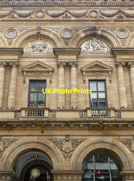 Photo 6"x4" Detail of former Free Trade Hall, Peter Street, Manchester Manchester c2011