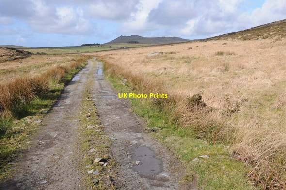 Photo 6"x4" Track below Brownwilly Downs Tolborough c2012
