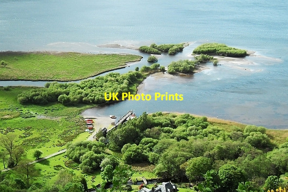 Photo 6"x4" River Derwent delta, Derwent Water Grange\/NY2517 c2011