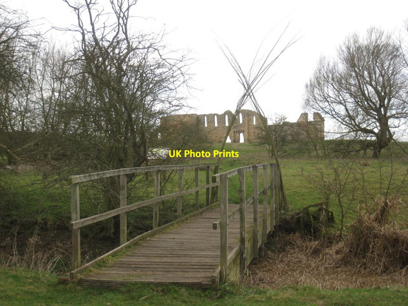 Photo 6"x4" Footbridge over the fish ponds Southrey c2012