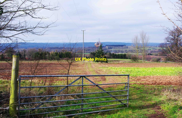 Photo 6"x4" Countryside near Hartlebury Stourport-on-Severn c2012