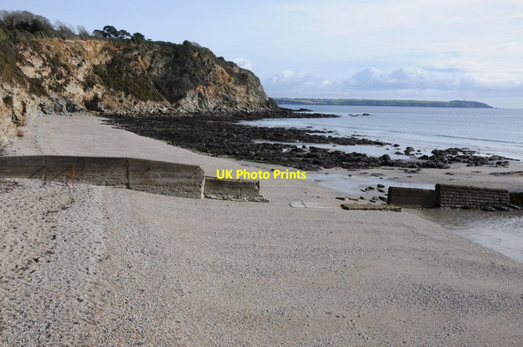 Photo 6"x4" Beach at Charlestown St Austell c2012