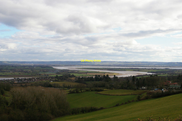 Photo 6"x4" Looking down to the Severn from Dean Hill Grange Village c2012