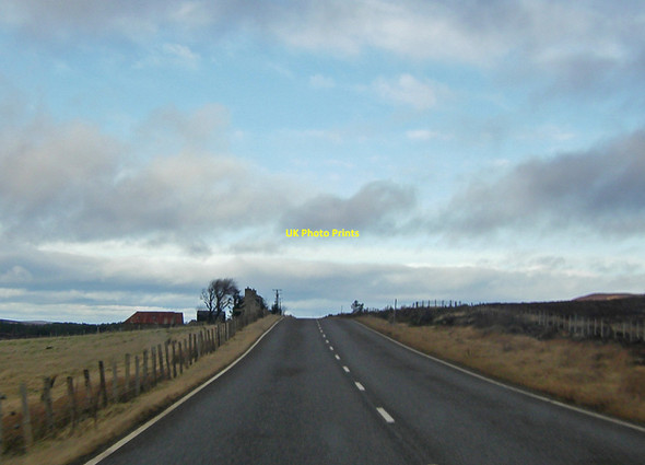 Photo 6"x4" Approaching Drumguish on the A939 Drumguish\/NJ0037 c2012